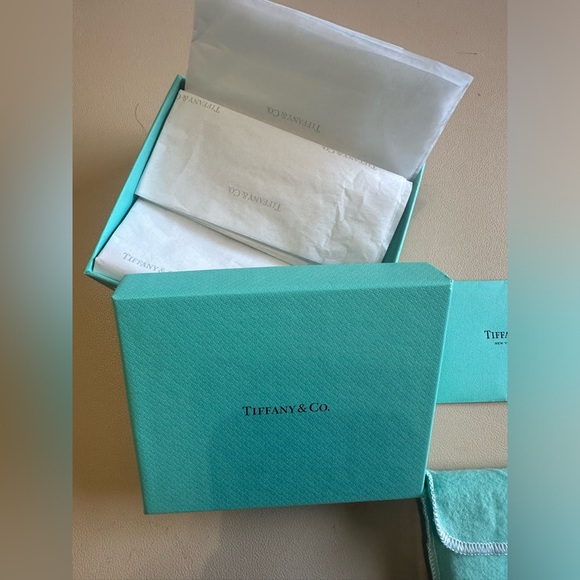 Tiffany card wallet -calf skin blue - Picture 4 of 9